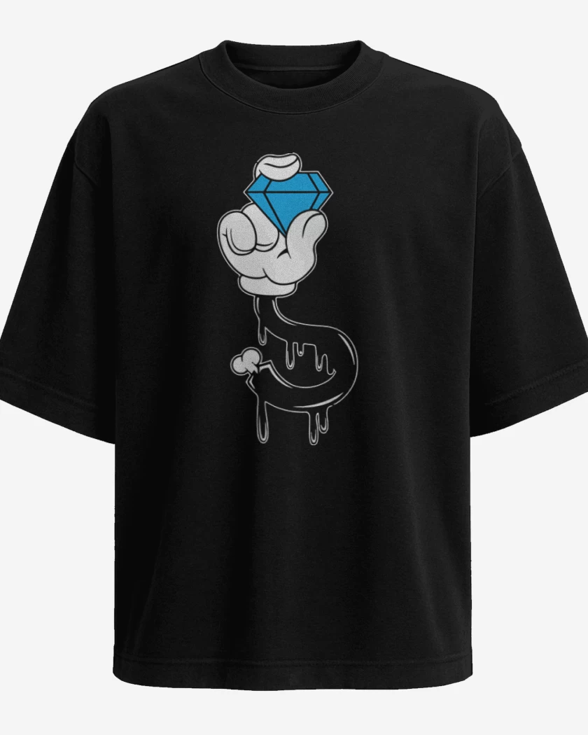 Polera Oversize Mickey hand 2