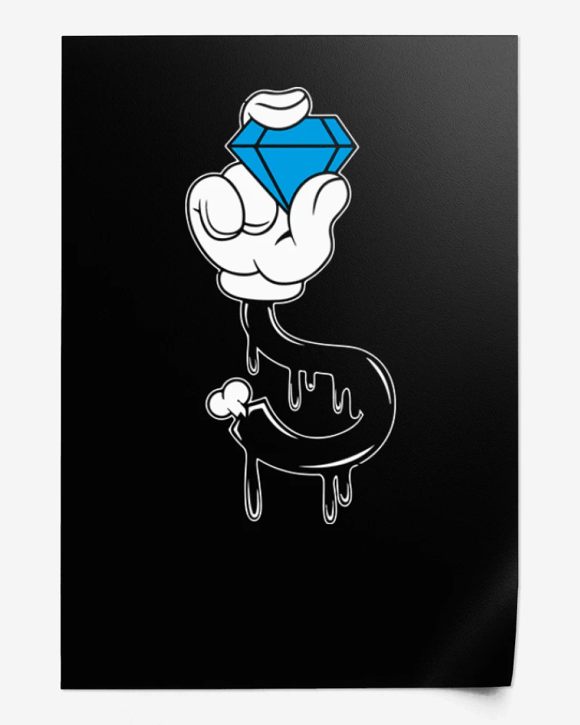 Print Mickey hand 2