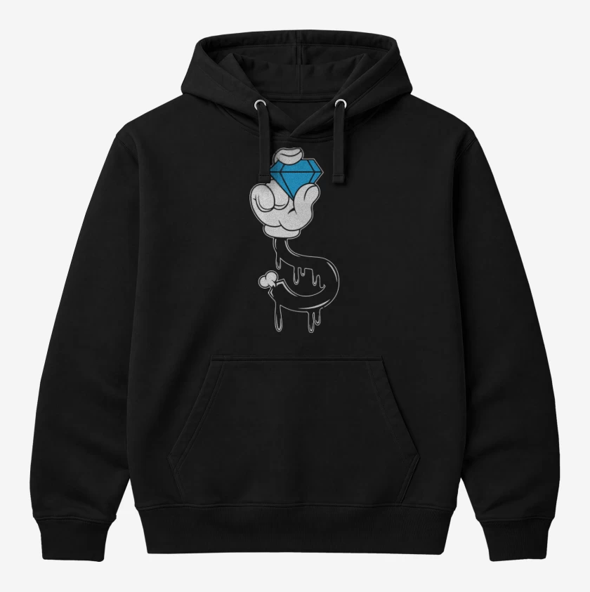 Polerón Canguro Mickey hand 2
