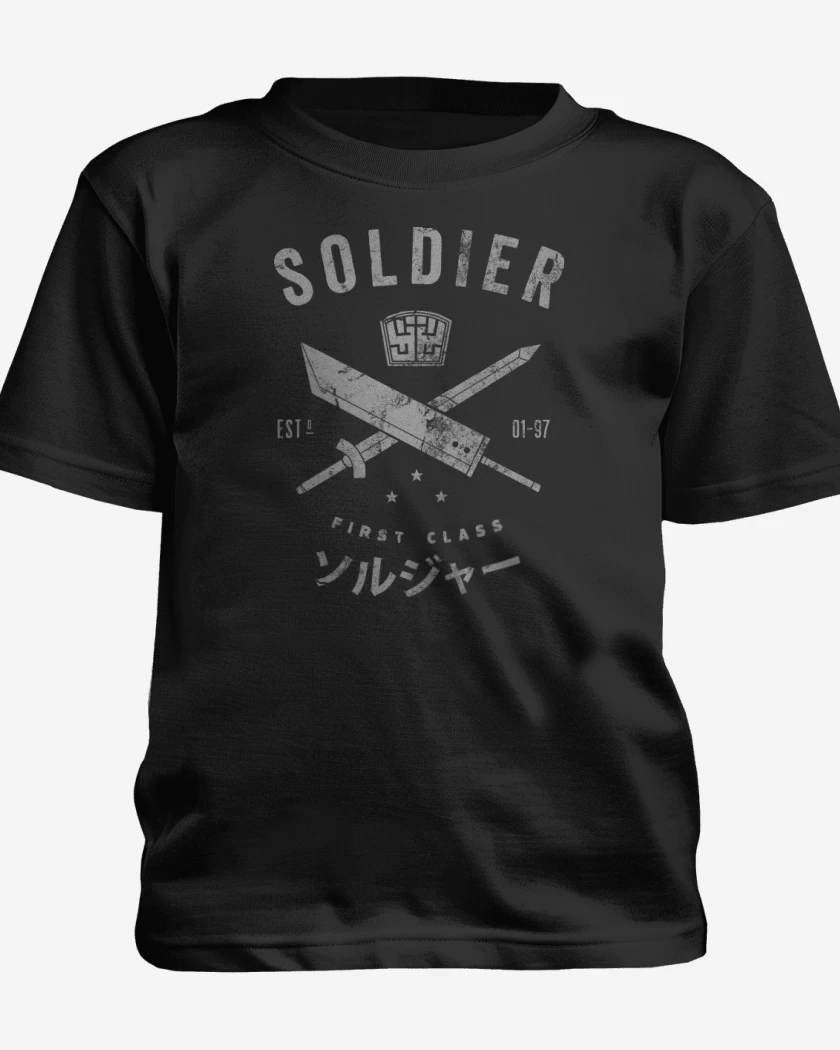 Polera de niño Negro de Soldier First Class 
