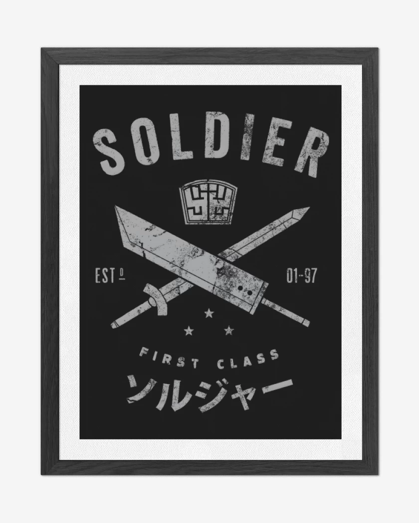 Cuadro decorativo Soldier First Class 