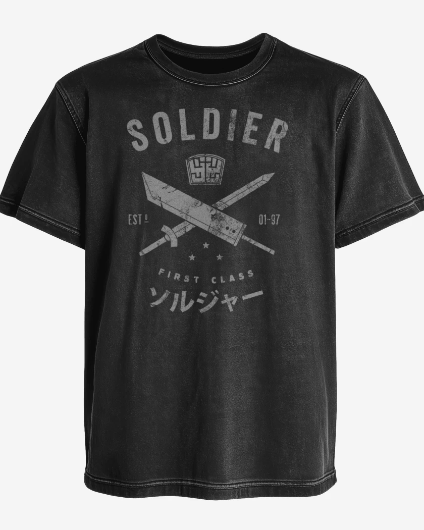 Polera desgastada Soldier First Class 