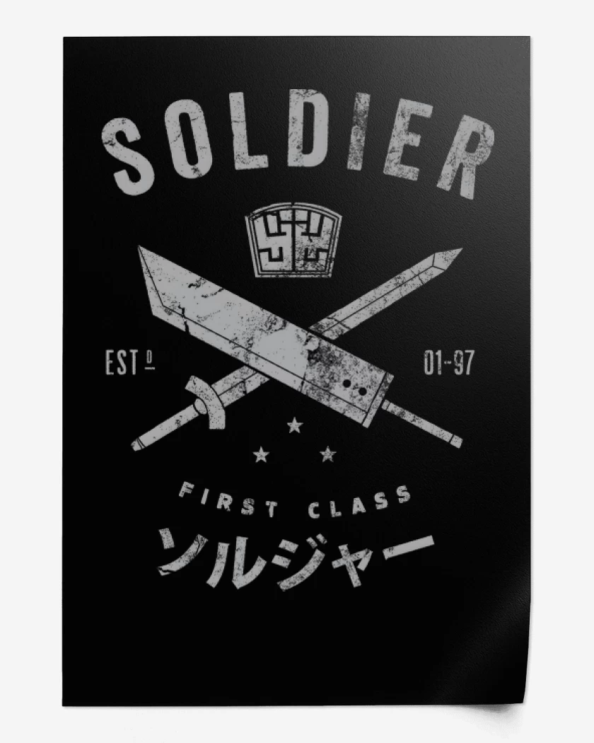 Print Soldier First Class 