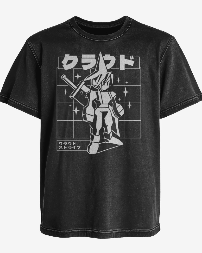 Polera desgastada Cloud PSX