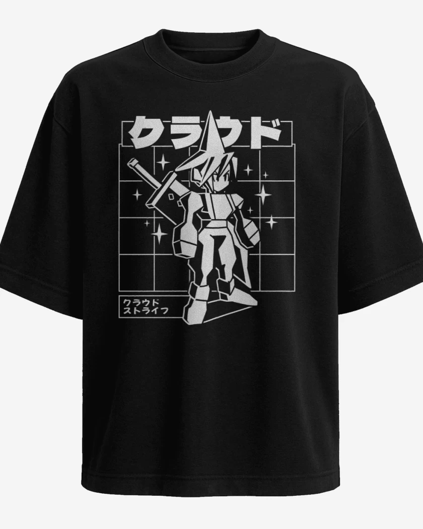 Polera Oversize Negro de Cloud PSX