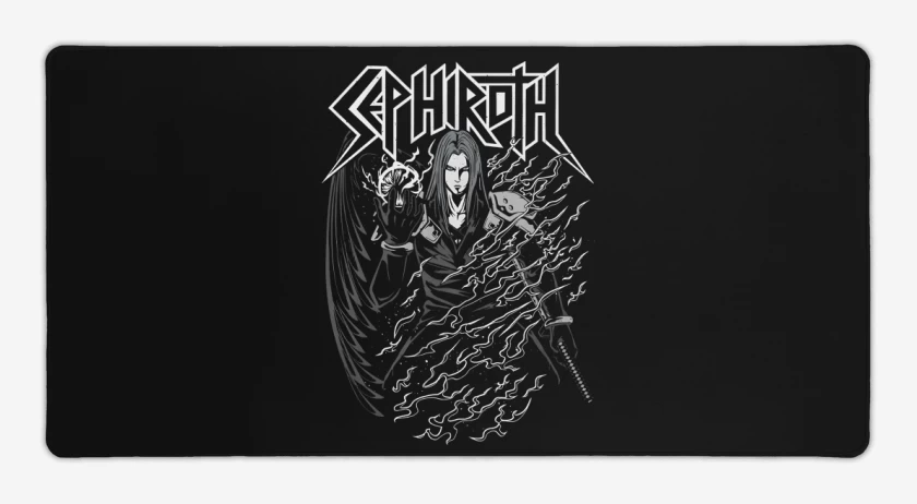 Mouse pad Gamer Negro de Sephiroth 