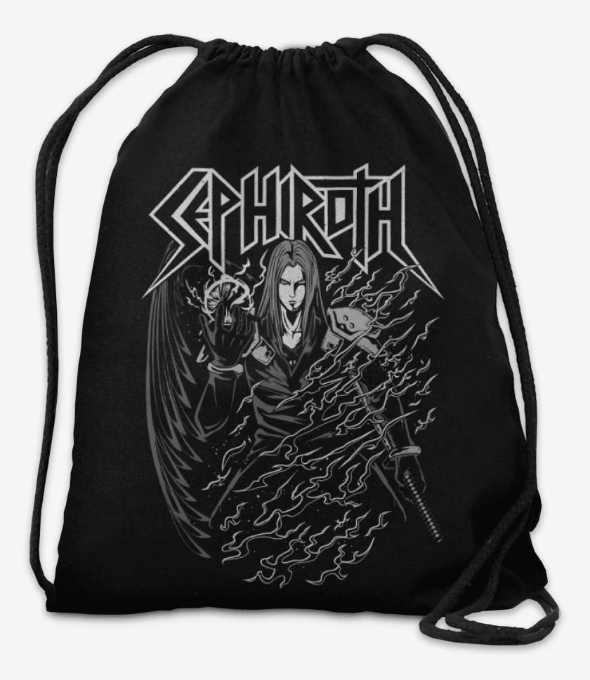 Mochila Negro de Sephiroth 