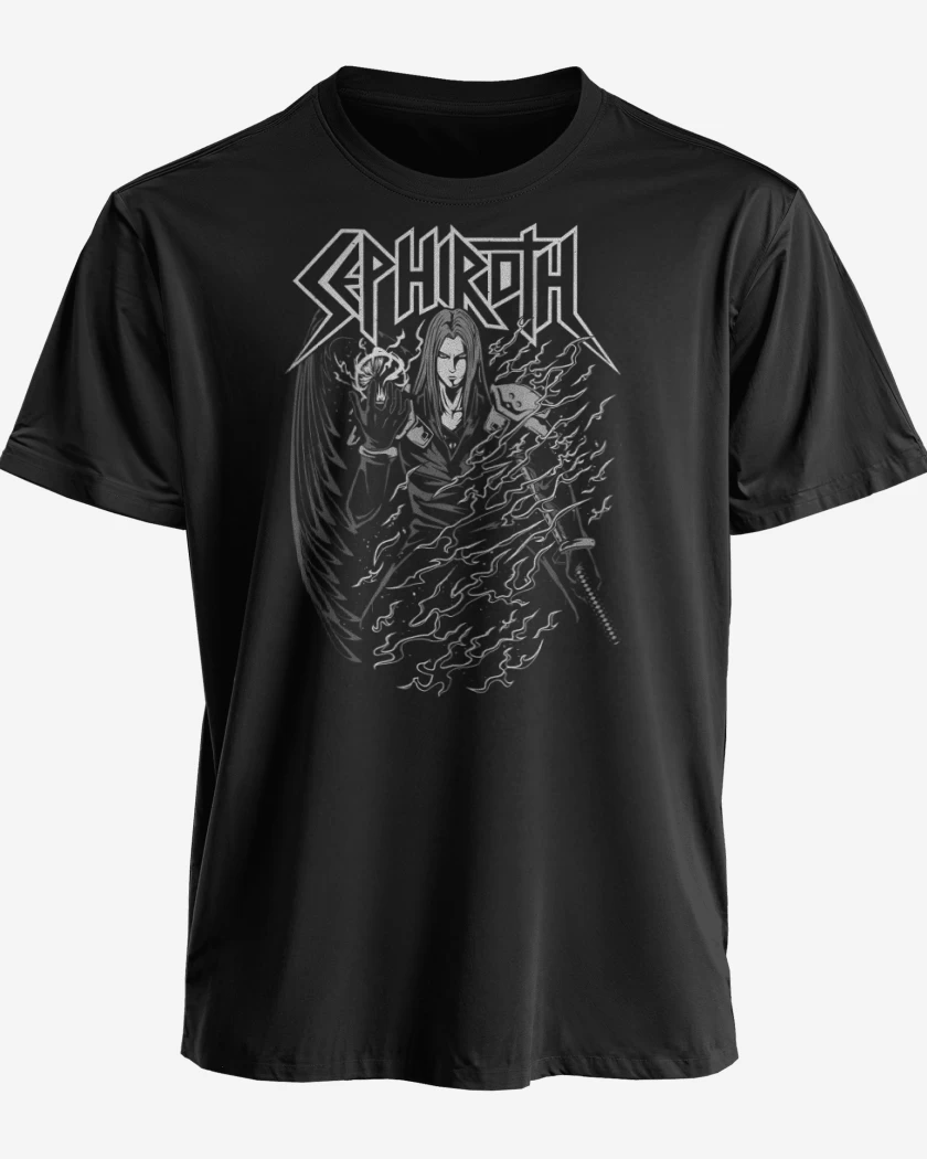 Polera premium Negro de Sephiroth 