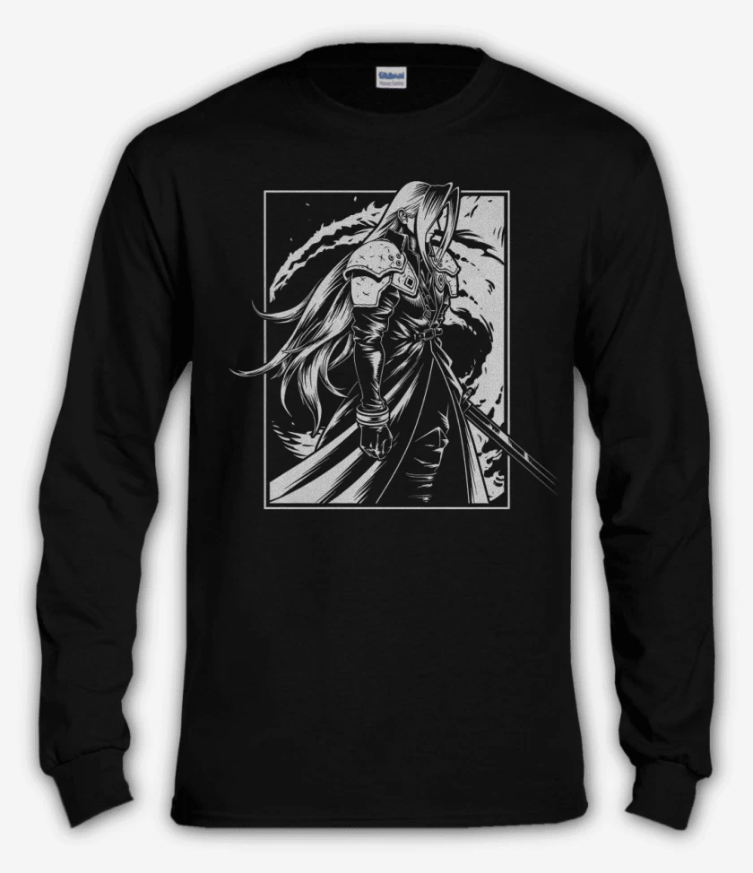 Polera manga larga Negro de Sefirot