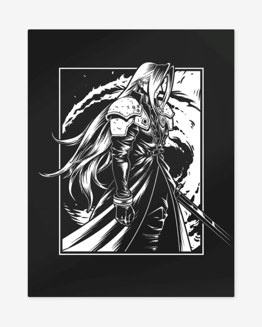 Print metalico Negro de Sefirot