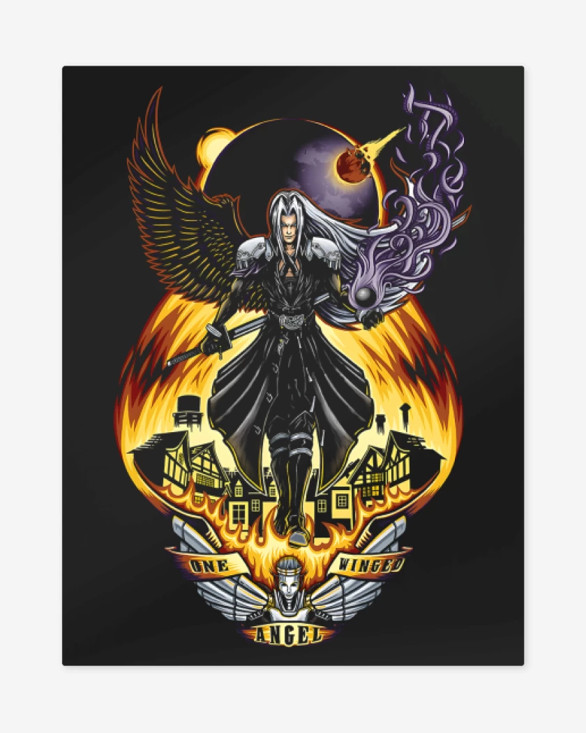 Print metalico Negro de One Wicked Angel
