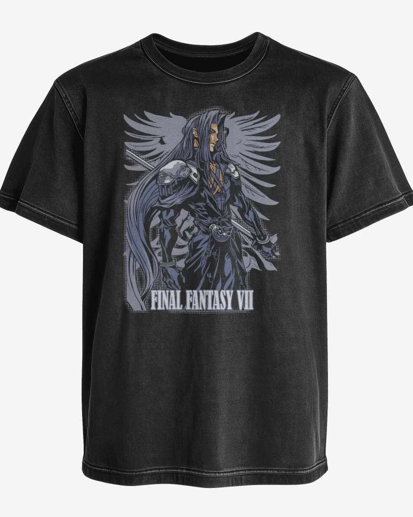Polera desgastada Negro de Wicked Angel