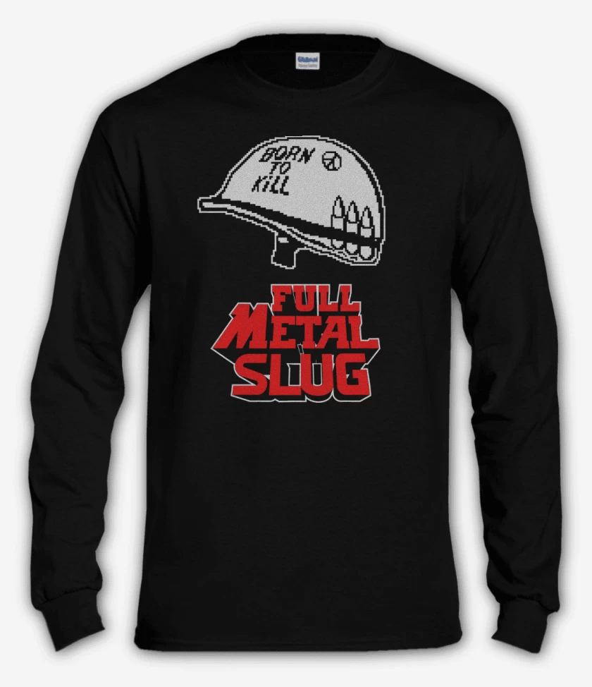 Polera manga larga Negro de Full Metal Slug
