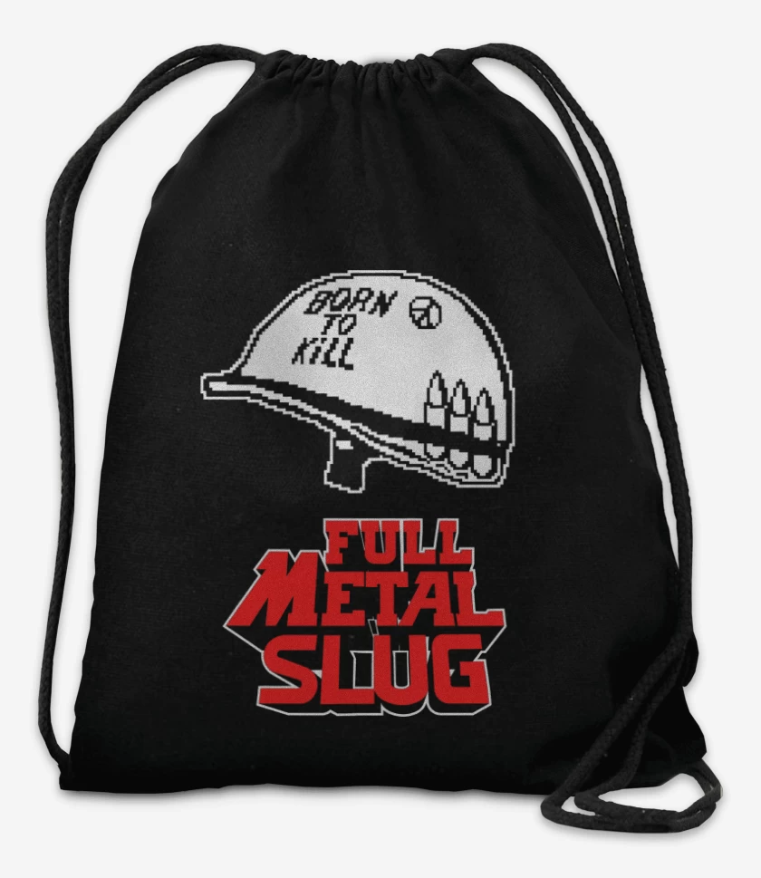 Mochila Negro de Full Metal Slug