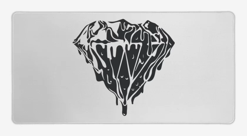 Mouse pad Gamer Blanco de Diamond