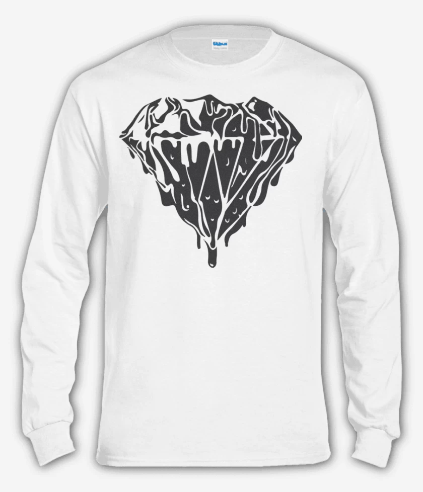 Polera manga larga Blanco de Diamond