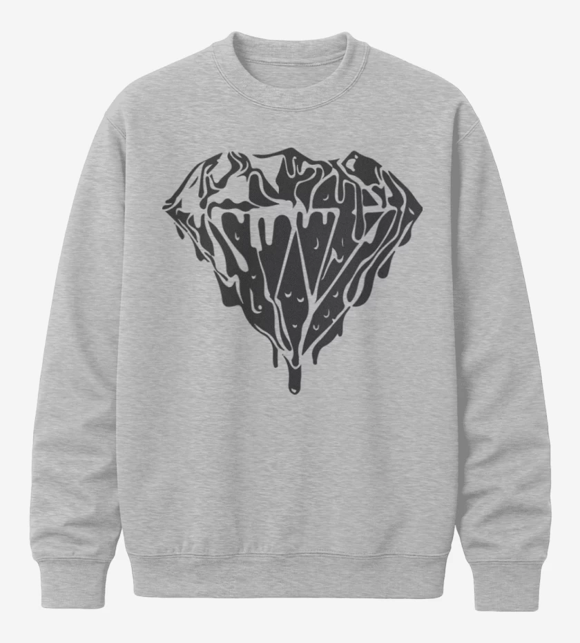 Poleron polo Gris Melange de Diamond