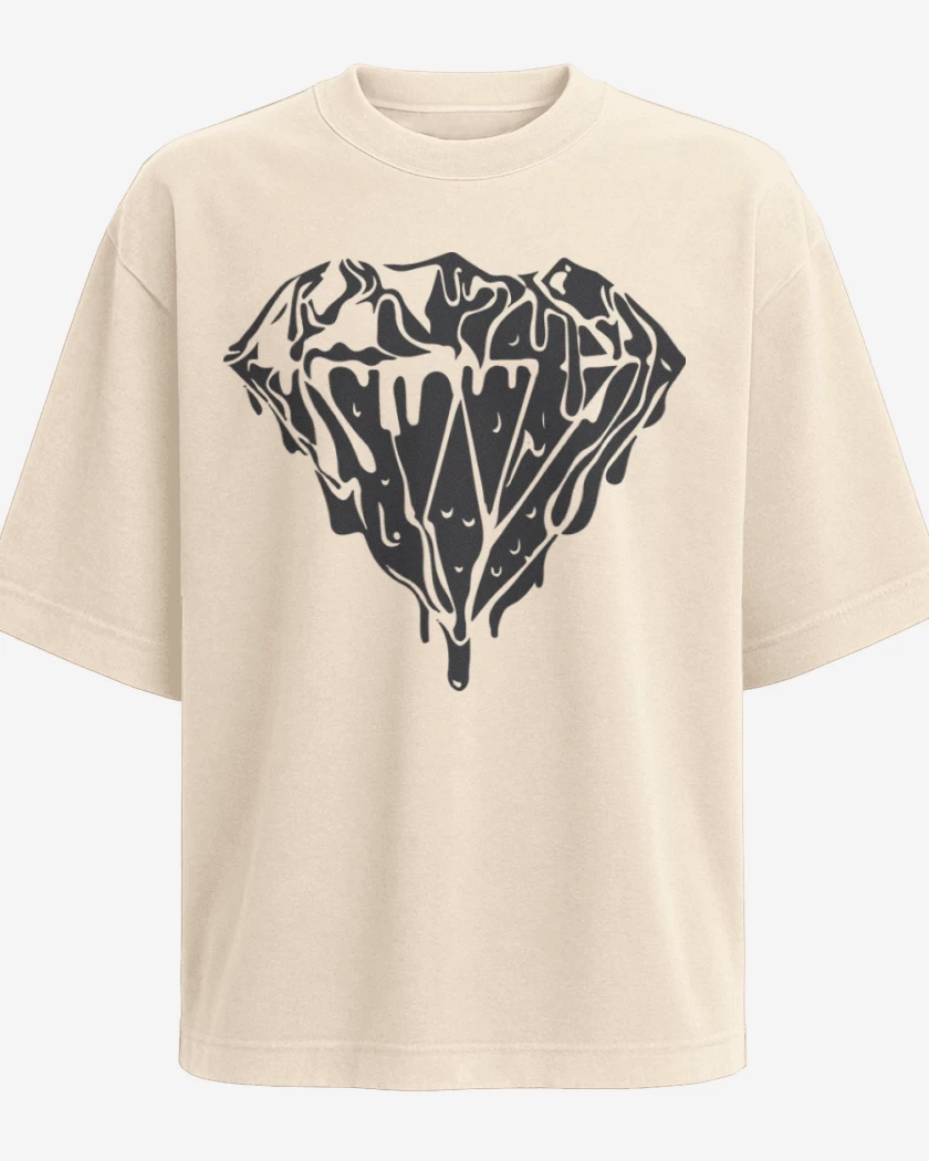 Polera Oversize Beige de Diamond