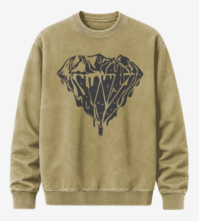 Poleron Polo Acid Wash Beige de Diamond
