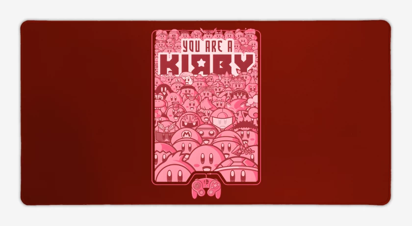 Mouse pad Gamer Rojo de Eres un Kirby