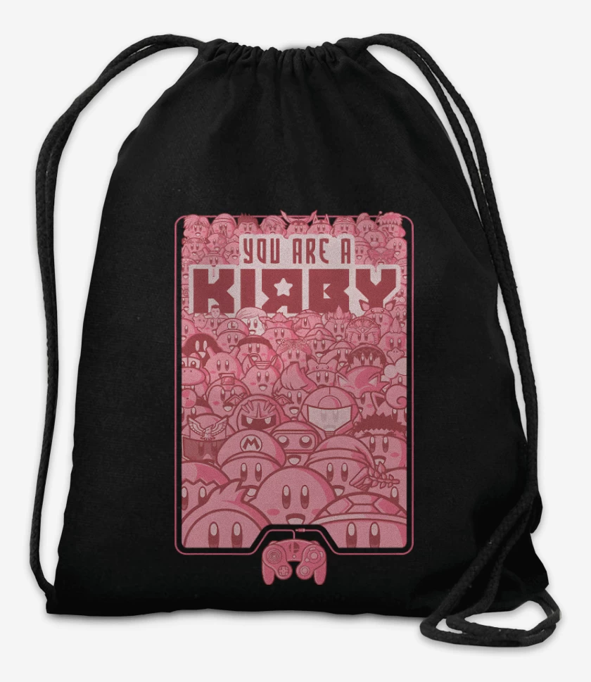 Mochila Negro de Eres un Kirby