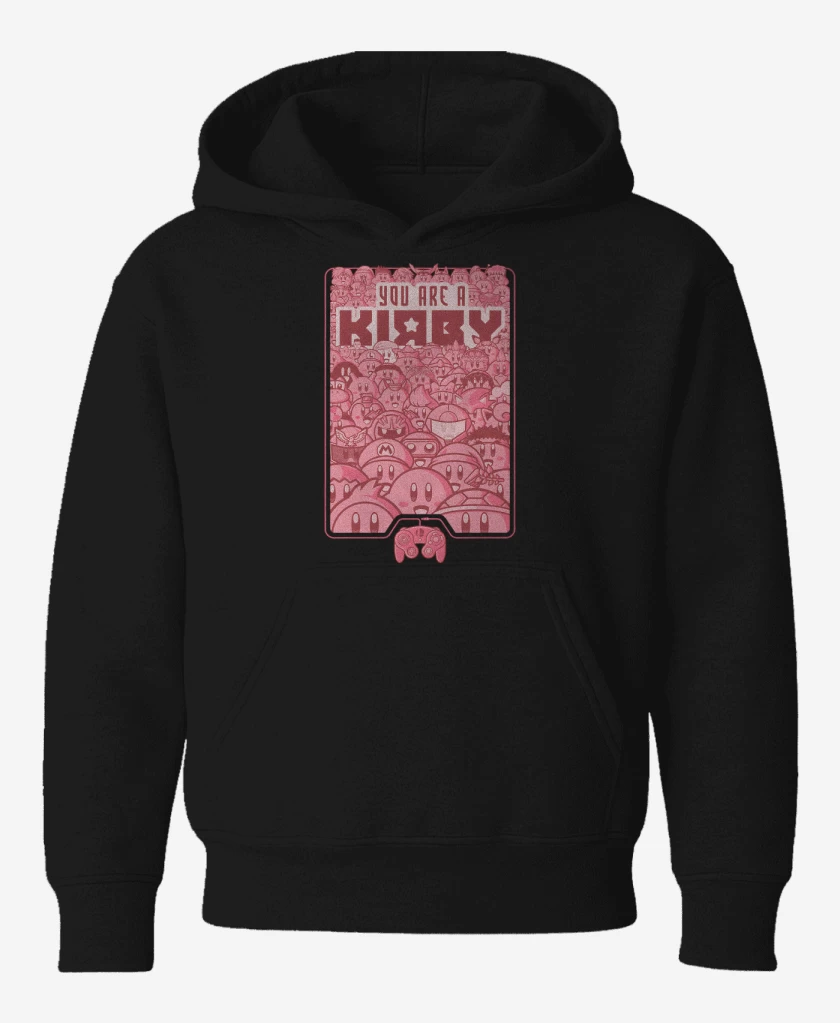 Poleron de niño Negro de Eres un Kirby