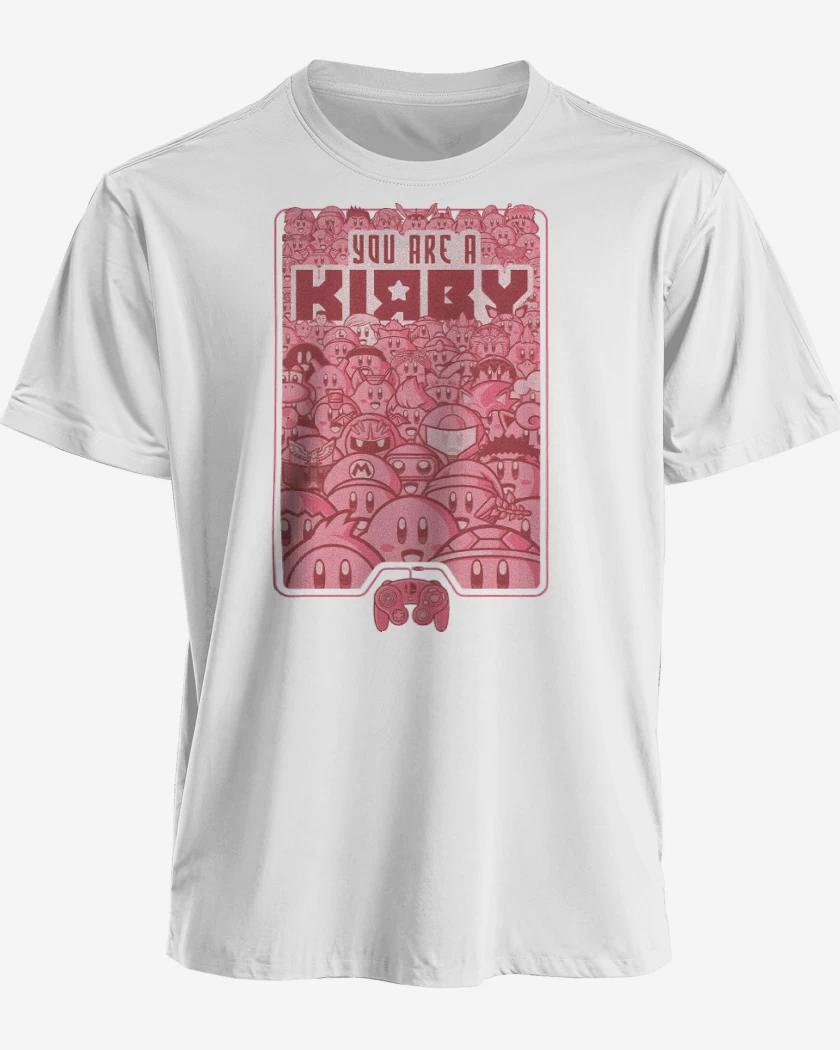 Polera premium Blanco de Eres un Kirby