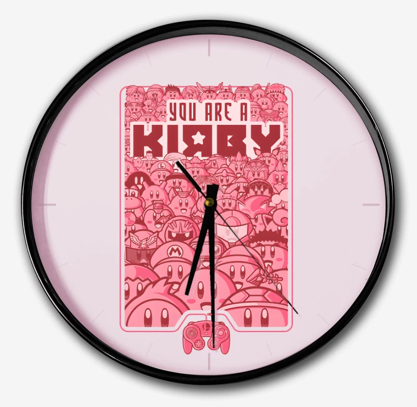 Reloj Rosa Pastel de Eres un Kirby