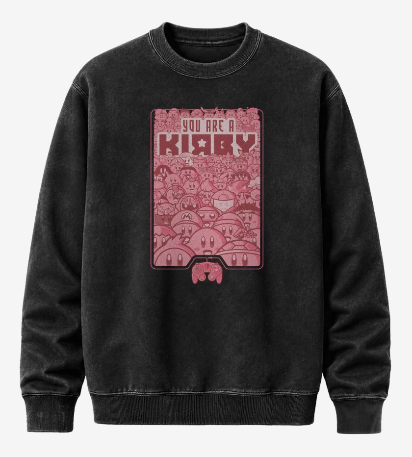 Poleron Polo Acid Wash Eres un Kirby