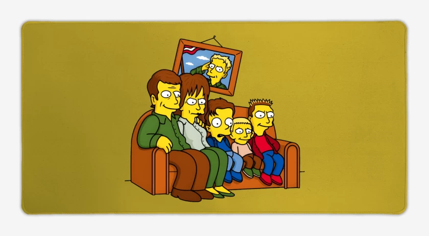 Mouse pad Gamer Los Malcolms