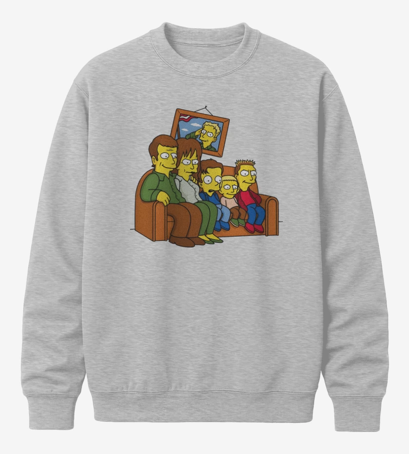 Poleron polo Gris Melange de Los Malcolms