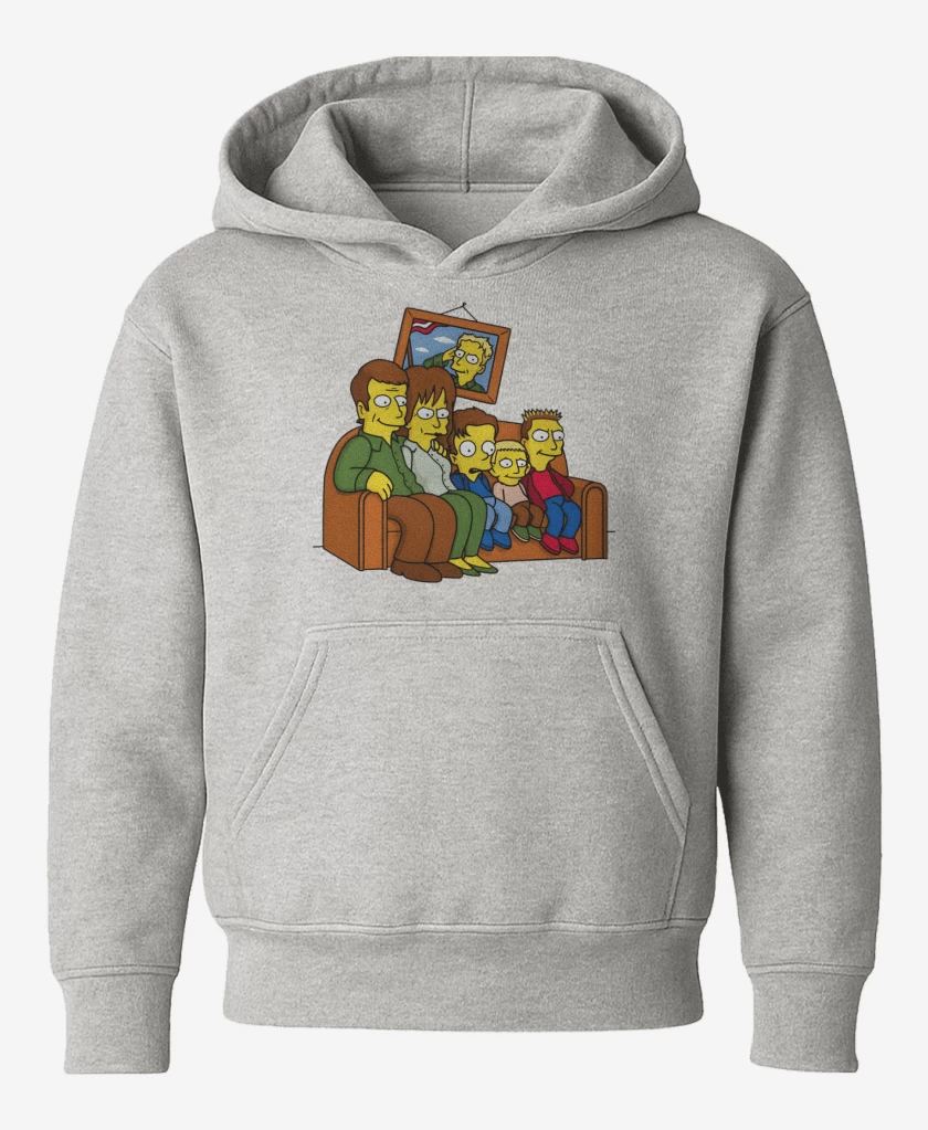 Poleron de niño Gris Melange de Los Malcolms