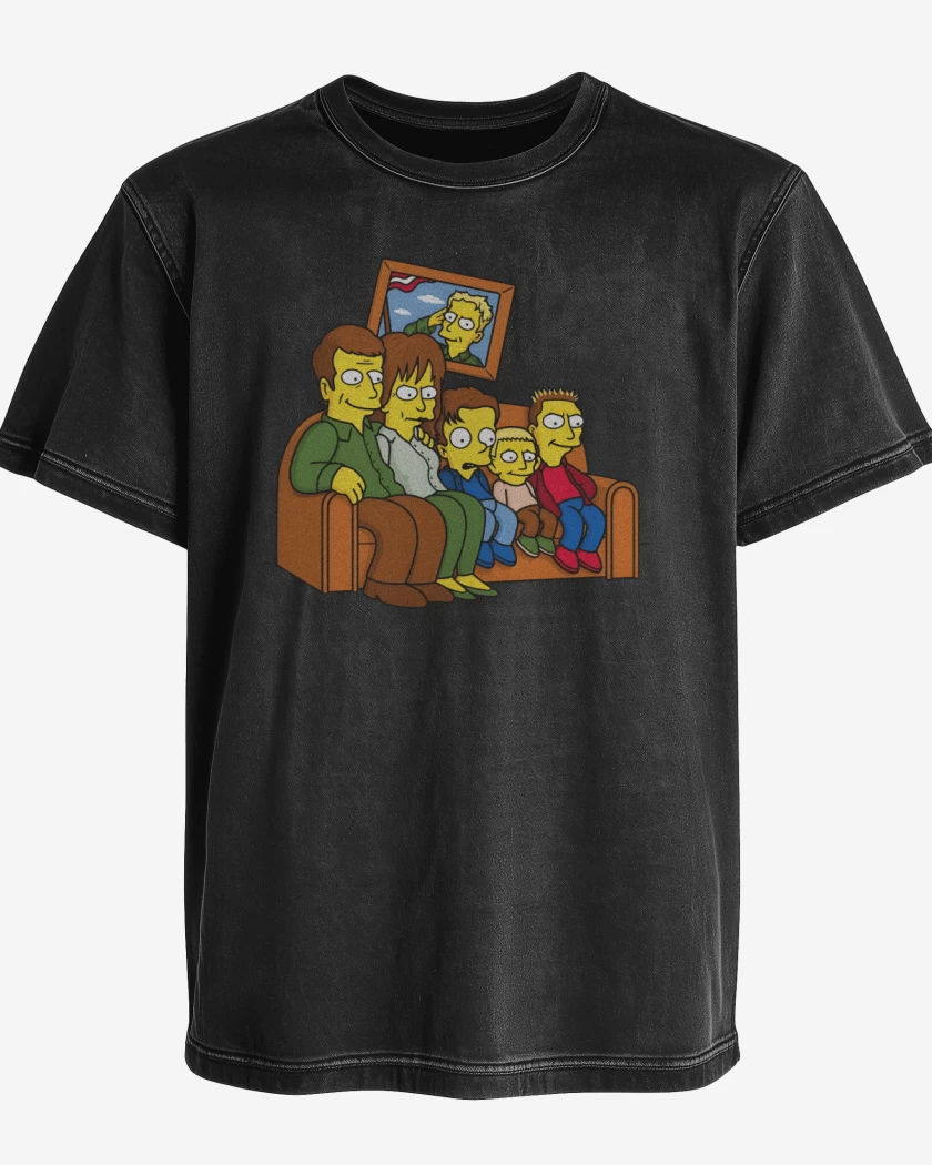 Polera desgastada Los Malcolms