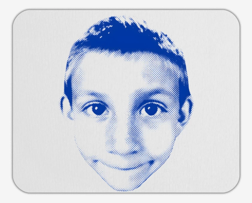 Mousepad Face Dewey