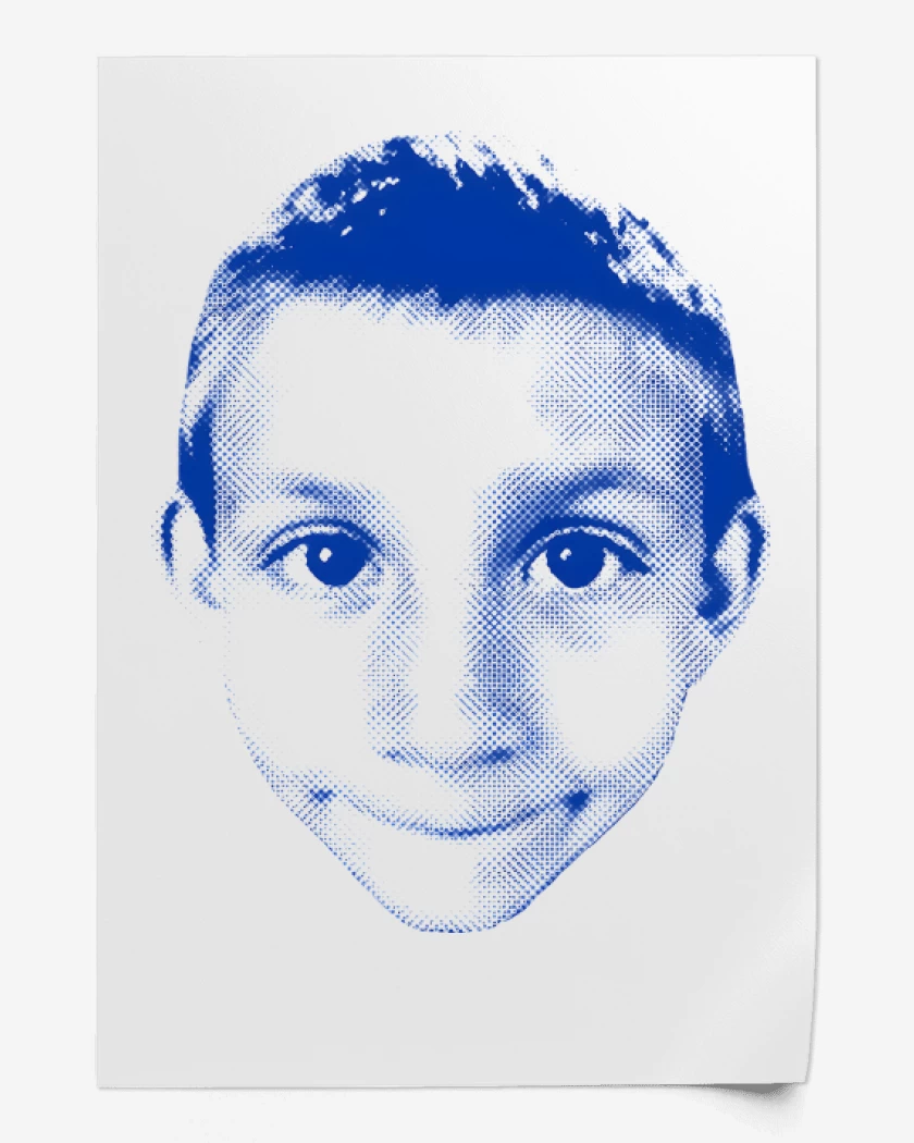 Print Face Dewey