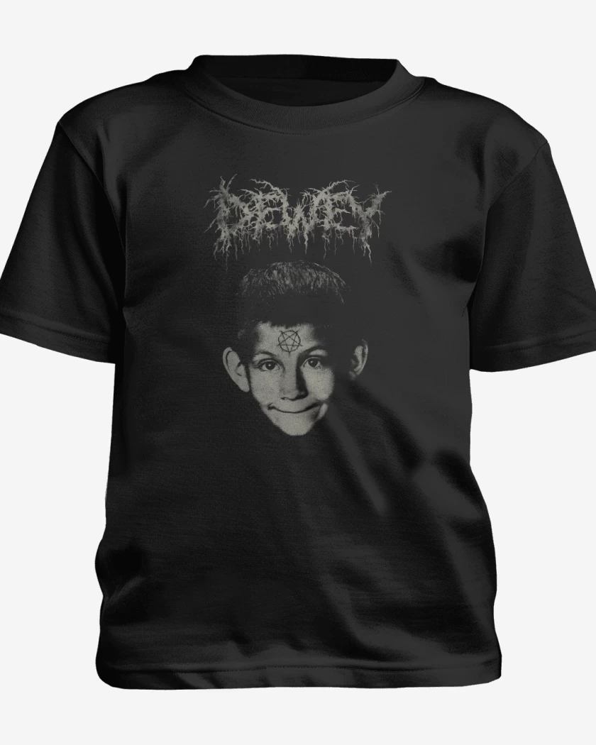 Polera de niño Negro de Evil Dewey