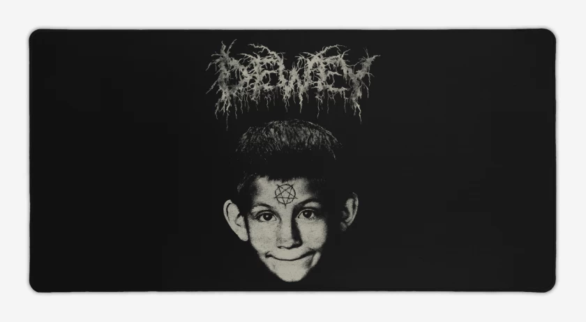Mouse pad Gamer Negro de Evil Dewey