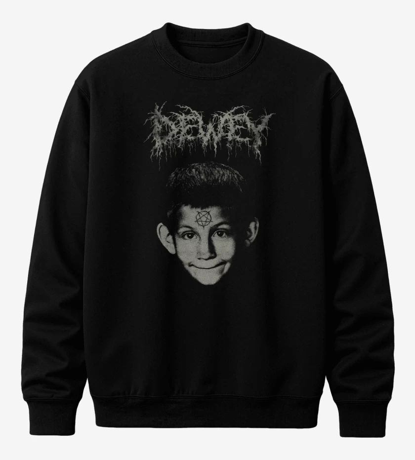 Poleron polo Negro de Evil Dewey
