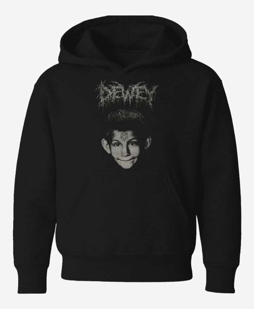 Poleron de niño Negro de Evil Dewey