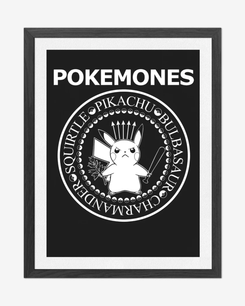 Cuadro decorativo P.O.K.E.M.O.N.E.S.