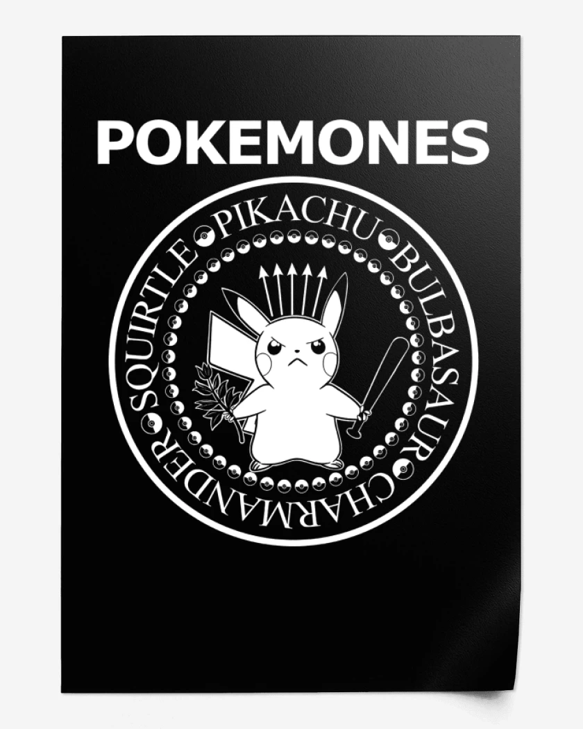 Print P.O.K.E.M.O.N.E.S.