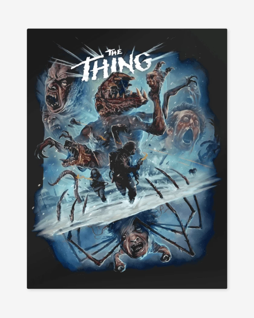 Print metalico The Thing Movie
