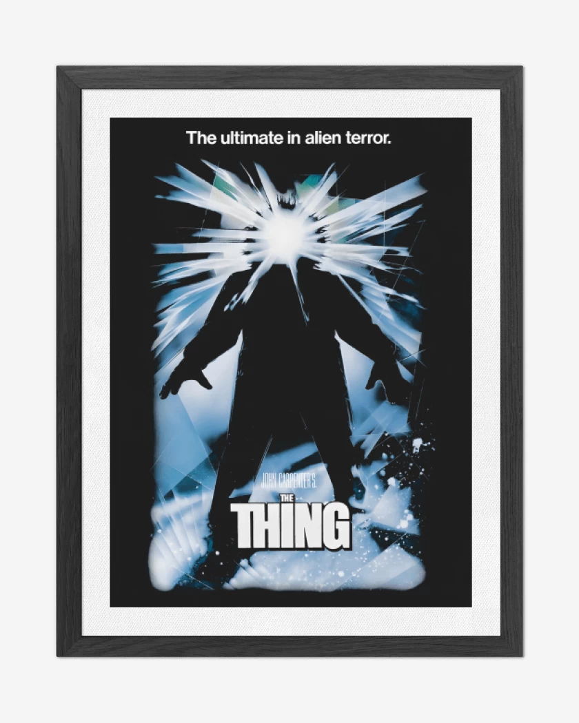 Cuadro decorativo Negro de John Carpenters The Thing