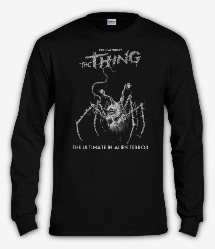 Polera manga larga Negro de The Ultimate in Alien Terror