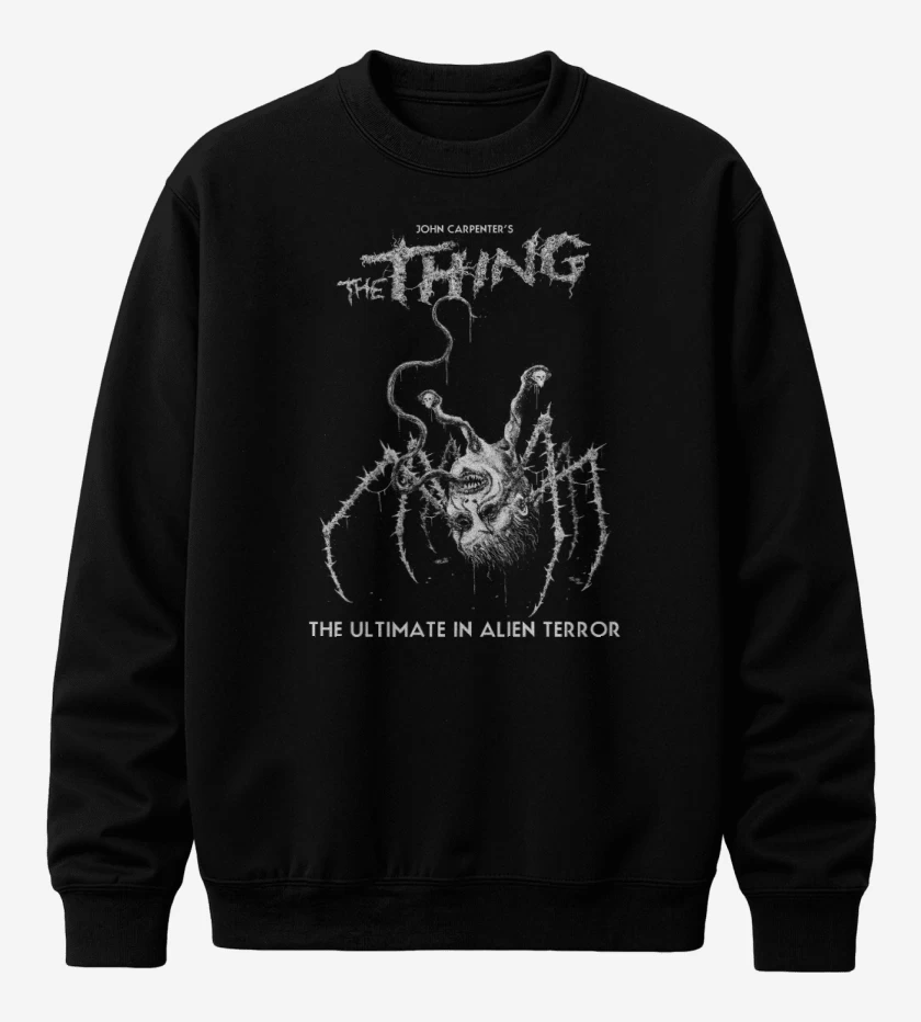 Poleron polo Negro de The Ultimate in Alien Terror