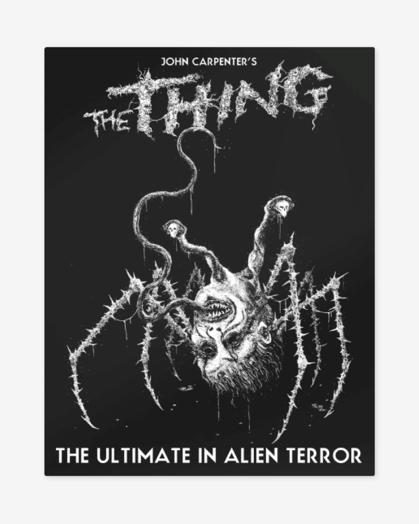 Print metalico Negro de The Ultimate in Alien Terror