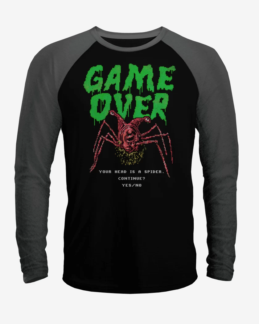 Polera Raglan Spider Head