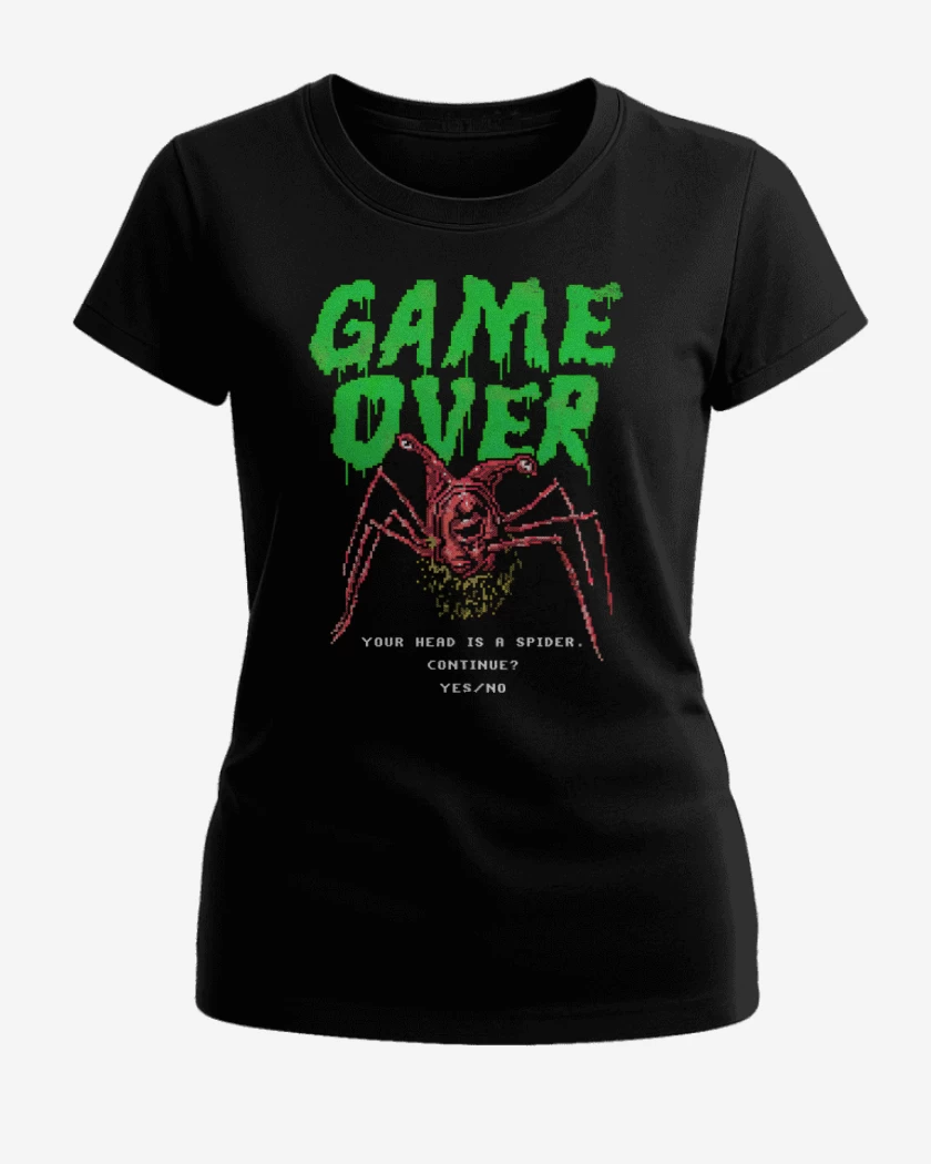 Polera de Mujer Negro de Spider Head