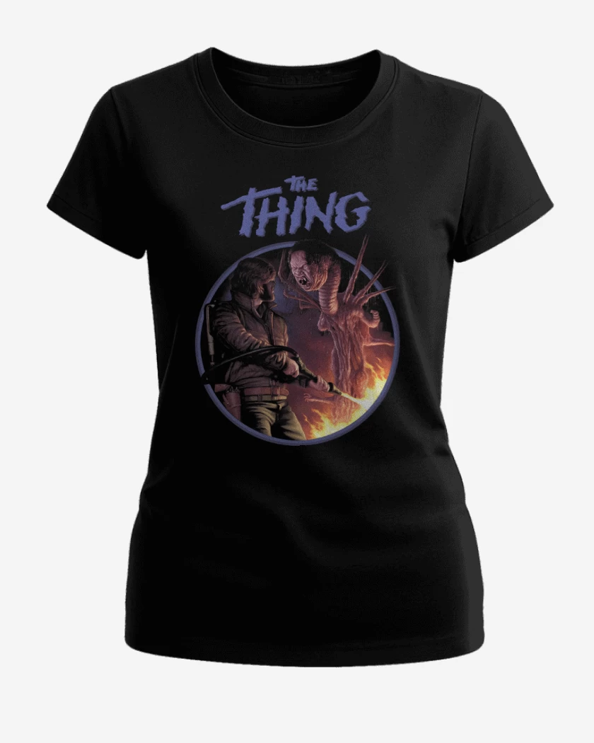 Polera de Mujer Negro de La Cosa 1982