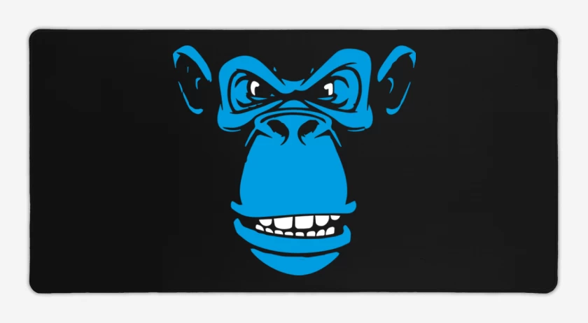 Mouse pad Gamer Negro de Mono